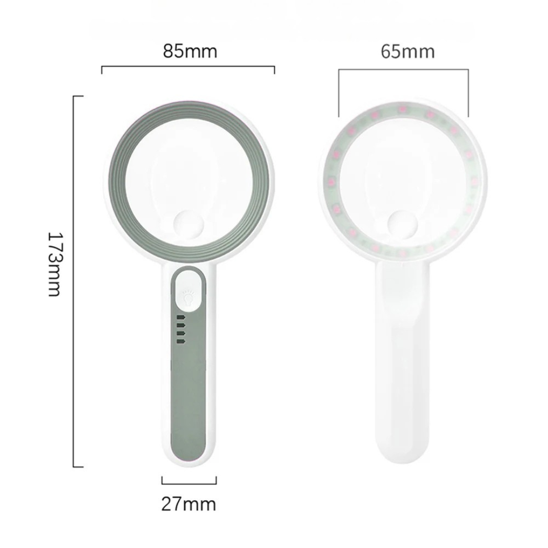 Förstoringsglas med LED