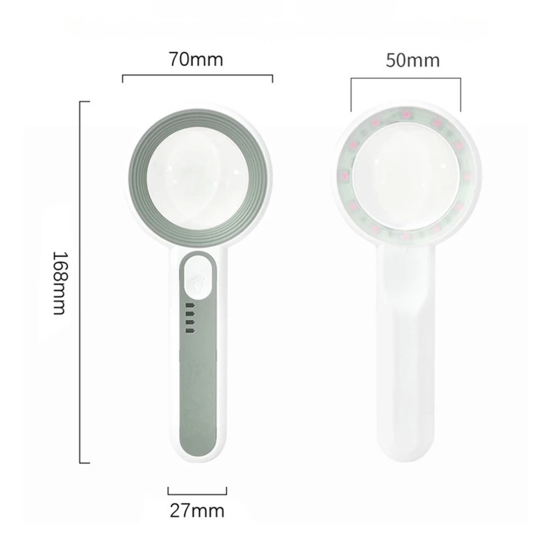 Förstoringsglas med LED