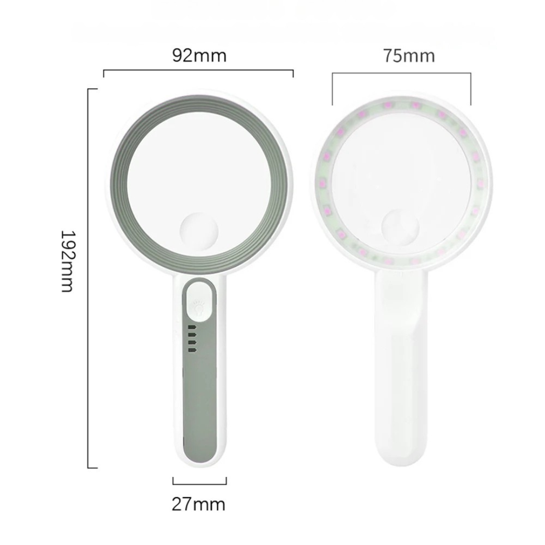 Förstoringsglas med LED