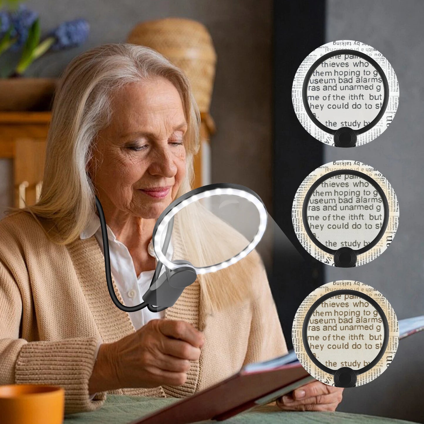 Förstoringsglas 3-i-1